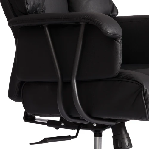 Кресло BROOKLYN кожзам, черный