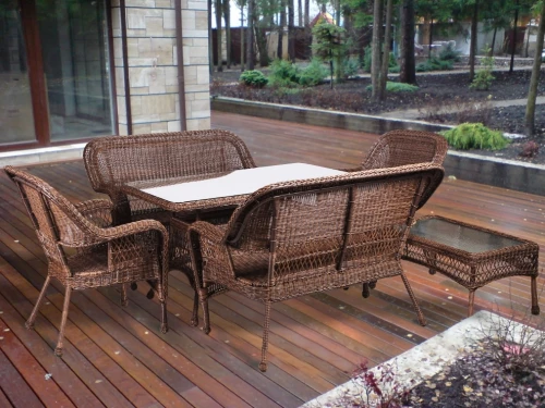 Комплект мебели Мэдисон (Medison) ЛЮКС 2 кресла + 2 дивана + стол + столик журнальный с подушками на сидение и спинку