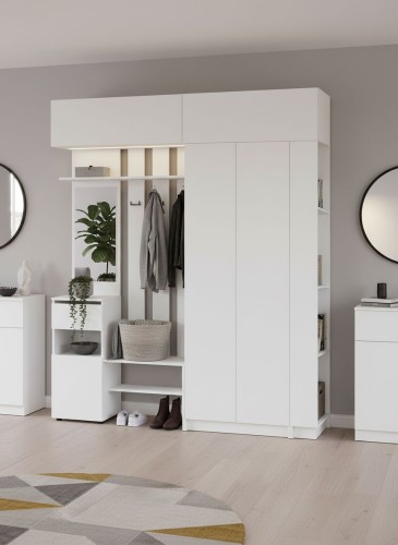 Прихожая Бали, Белый. Комплект 23