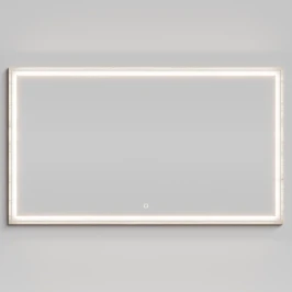 Зеркало Лайт 140, Дубослив ореховый светлый ПВХ 3445