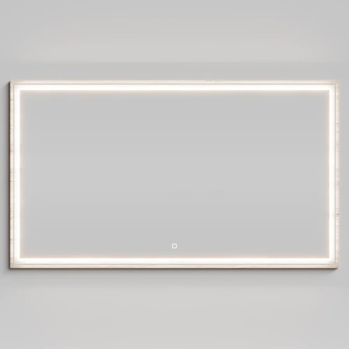 Зеркало Лайт 140, Дубослив ореховый светлый ПВХ 3445