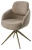 Стул ГРЕЙС (GRACE) 360 град. цвет БЕЖЕВЫЙ PENA-120 / G1229-3, ткань / ШАМПАНЬ  каркас, ®DISAUR