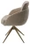 Стул ГРЕЙС (GRACE) 360 град. цвет БЕЖЕВЫЙ PENA-120 / G1229-3, ткань / ШАМПАНЬ  каркас, ®DISAUR