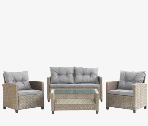 Комплект плетеной мебели AFM-805B Beige/Dark beige