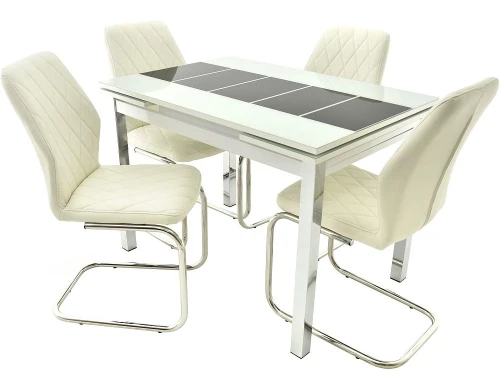 Стул «Шато» скоба Батлер 08, каркас белый