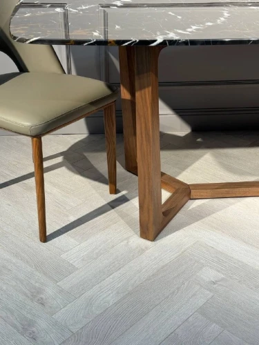 Стол обеденный Верона MC-23051DT-2, 200х100х76 см, коричневый мрамор