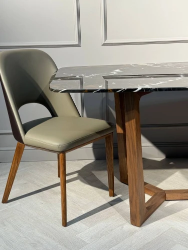 Стол обеденный Верона MC-23051DT-2, 200х100х76 см, коричневый мрамор