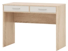 Стол «Стелс» 100 2ящ, Дуб сонома/белый