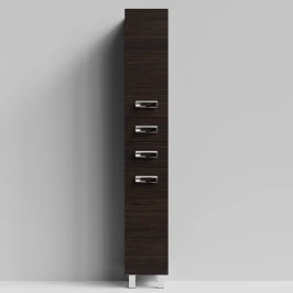 Пенал Орландо 30 напольный, Палисандр ПВХ 43101, правый, бельевая корзина