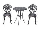 Кофейный набор из литого алюминия стол Макао D68 + 2 стула Нью Йорк
