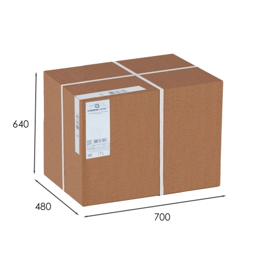 Кресло Жирон ткань серый, каркас лак