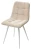 Стул CHILLI-Q бежевый #5, велюр / белый каркас М-City