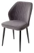 Стул VENA, цвет B28 Темно-серый, велюр / черный каркас М-City