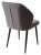 Стул VENA, цвет B28 Темно-серый, велюр / черный каркас М-City
