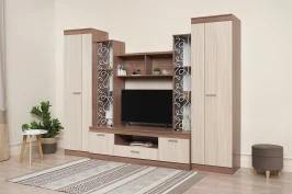 Гостиная Атлантида 4, Ясень шимо светлый, ясень шимо темный