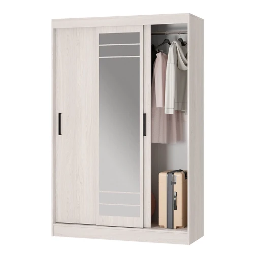 Шкаф-купе Тео ШКК-02, ясень белый