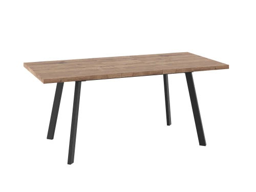 Стол Борг-140 Дуб Веллингтон/черный