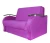 Диван аккордеон Алекс велюр фиолетовый  140