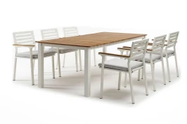 Обеденная группа CONCORDE белая  Joygarden