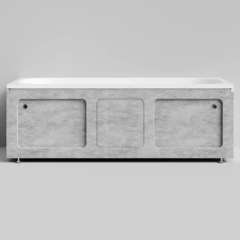 Экран-купе Хит 1700, 2 раздвижные двери, Горный камень ПВХ 57807