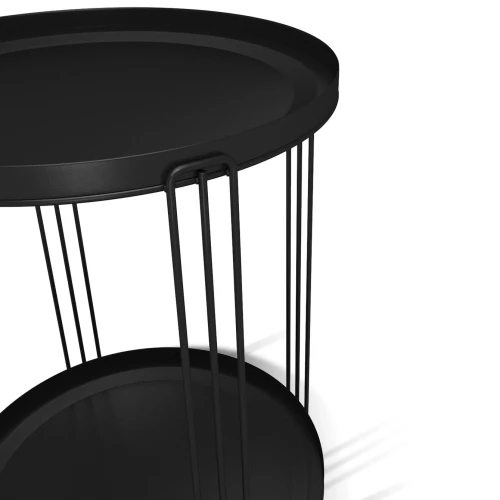 Столик журнальный SHT-CT31 чёрный муар