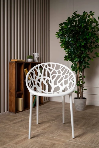 Пластиковый стул ARIA белый