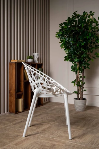 Пластиковый стул ARIA белый