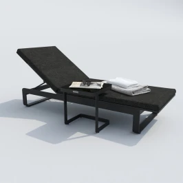 Шезлонг LETTO маренго - каркас карбон