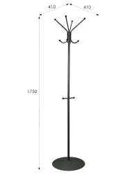 Вешалка напольная Пико 1 серый бетон