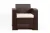 Раттан Премиум / Rattan Premium, комплект из 2-х кресел в цвете венге с подушками