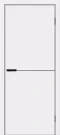 Межкомнатная дверь BRAVO Браво-0.81 White Pro