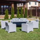 Обеденный комплект LANA LUX DINING L светло-серый