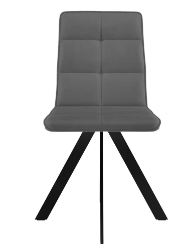 Стул DikLine 230 поворотный B28 ANTRACITE, ножки черные