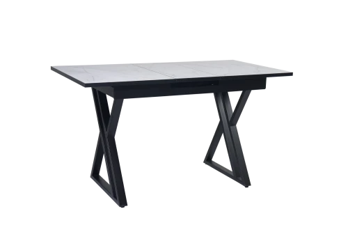 Стол Саен 18 Черный/Жемчужный Перито