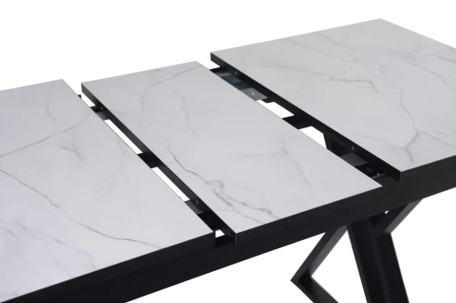Стол Саен 18 Черный/Жемчужный Перито