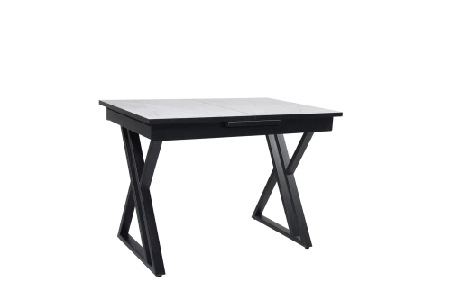 Стол Саен 18 Черный/Жемчужный Перито