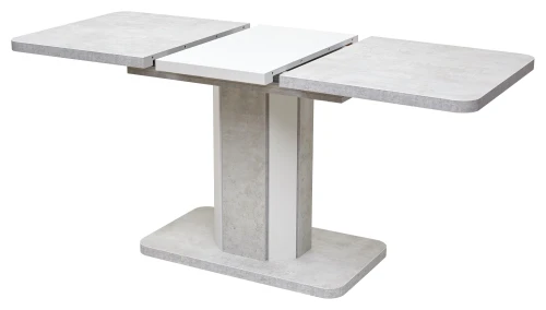 Стол STORK 120 Белый бетон/ Белый М-City