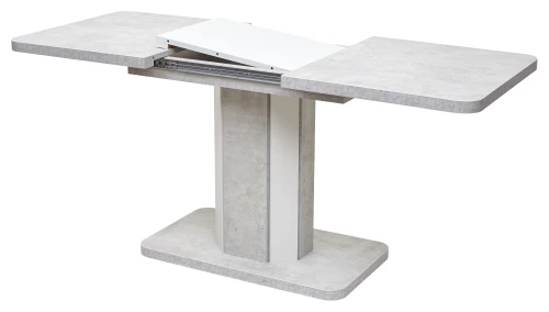 Стол STORK 120 Белый бетон/ Белый М-City