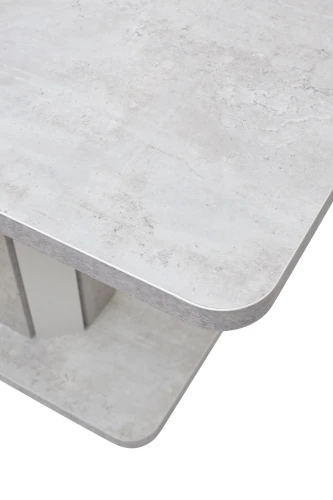 Стол STORK 120 Белый бетон/ Белый М-City