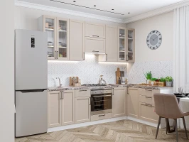 Кухонный гарнитур Сканди-04 Cream Silkwood