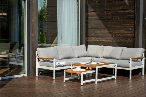 Лаунж зона из алюминия MAYA белый  Joygarden