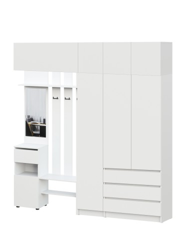 Прихожая Бали, Белый. Комплект 26