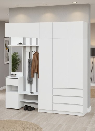 Прихожая Бали, Белый. Комплект 26