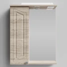 Зеркало Адам 55, Дубослив ореховый светлый ПВХ 3445, левая