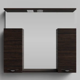 Зеркало Марко 90, ручки Хром, Палисандр ПВХ 43101