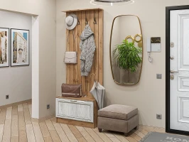 Готовая прихожая Стиль-01 White Dreamline Дуб Вотан