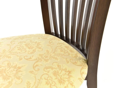 Стул «Тулон», Андрис вензель 160 беж, орех темный
