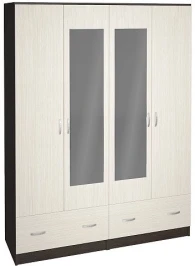 Шкаф для одежды и белья Ронда ШК-4, венге/дуб белфорд