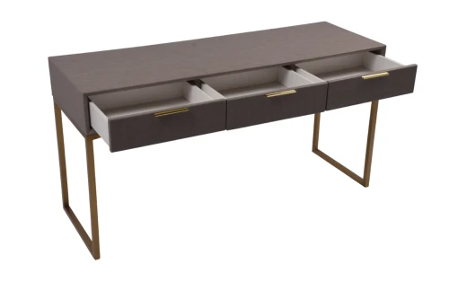 Стол-консоль Логан с 3-мя ящиками MC9001-150GR, 150х50х78 см, светло-серый