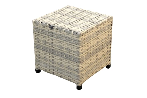 Набор мебели Версаль  арт.NEW-7026/2023 серо-белый, серый (ротанг серо-белый, подушки серые, 1 уп) (Т) "Garden story"